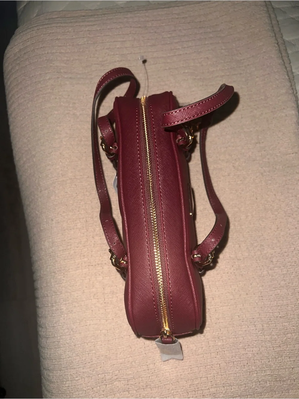Guess zitq mini bag burgundy